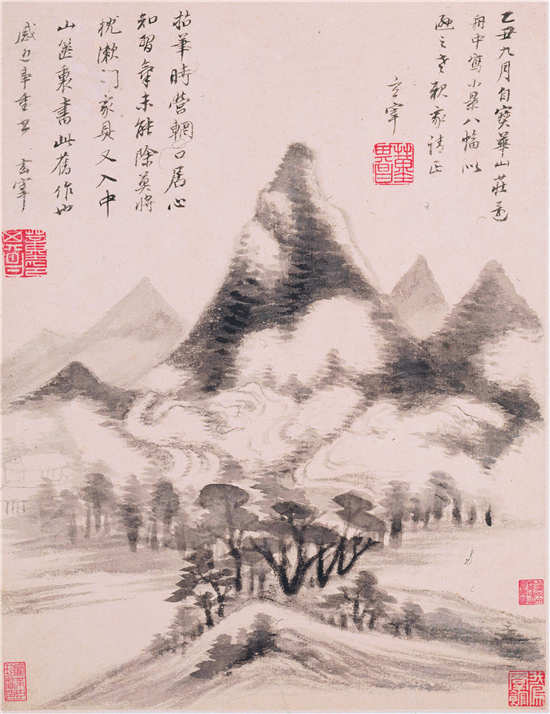 审美力·艺术名家作品欣赏——董其昌山水画欣赏
