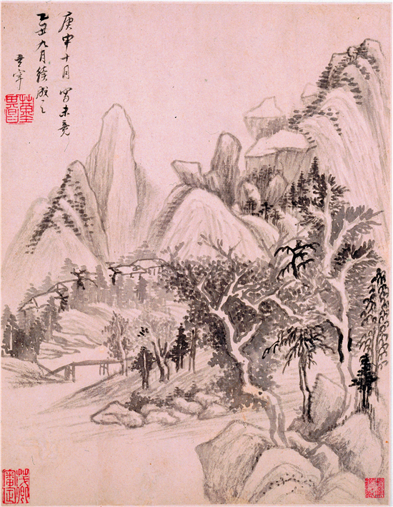 审美力·艺术名家作品欣赏——董其昌山水画欣赏