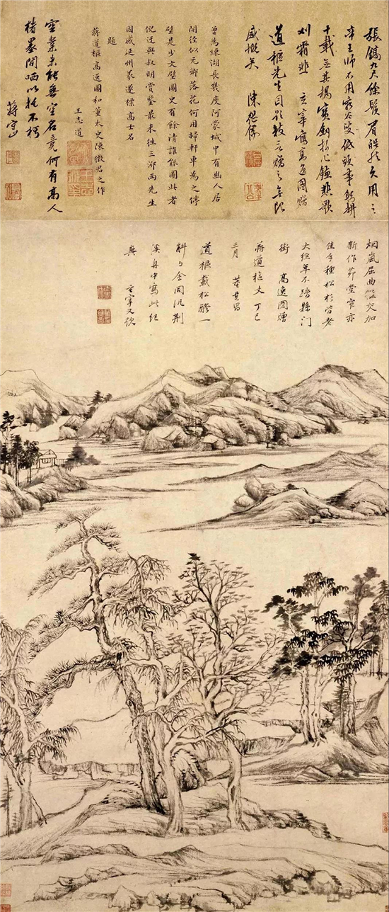 审美力·艺术名家作品欣赏——董其昌山水画欣赏