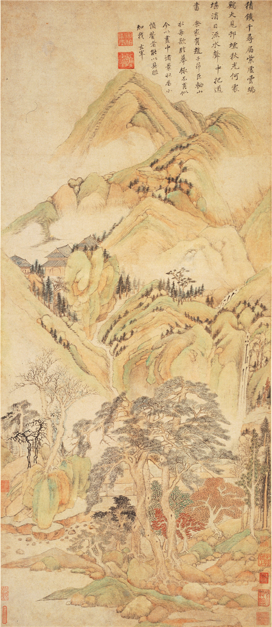 审美力·艺术名家作品欣赏——董其昌山水画欣赏