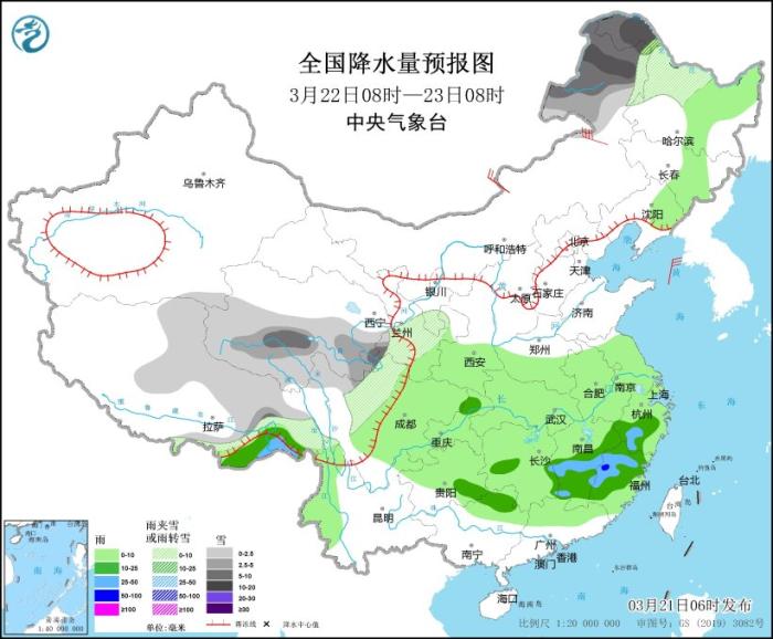 冷空气给北方地区带来大风降温沙尘天气