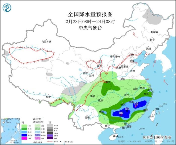 冷空气给北方地区带来大风降温沙尘天气