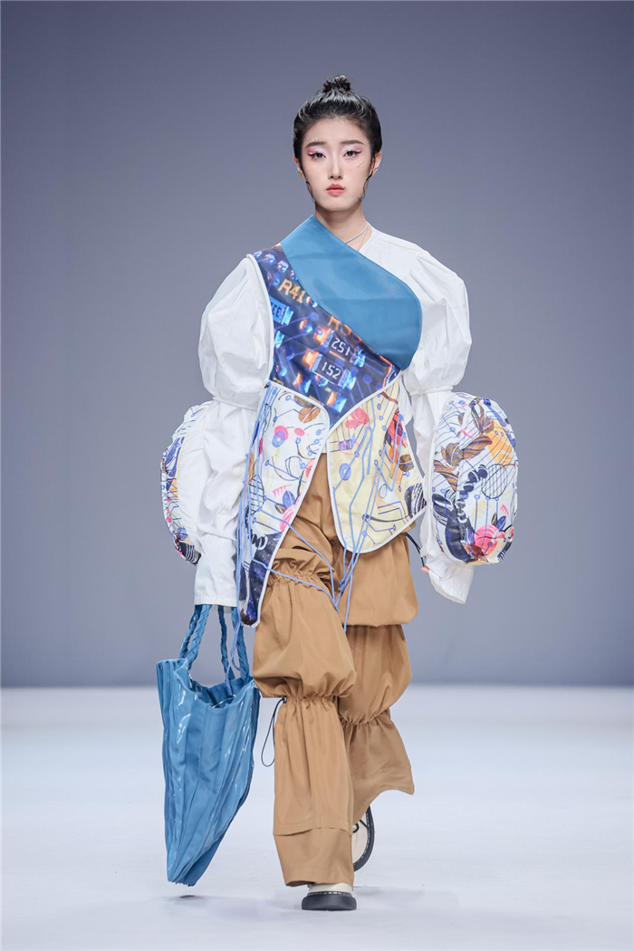 河北科技大学服装与服饰设计专业毕业作品亮相2023中国国际大学生时装周