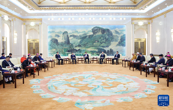 王沪宁出席全国性宗教团体负责人迎春座谈会