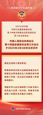 新华社权威快报｜全国政协会议议程来了
