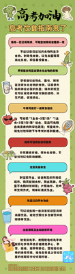 高考临近 送你一份健康进食方案！