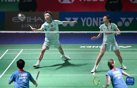 印度羽毛球公开赛：蒋振邦/魏雅欣晋级四强