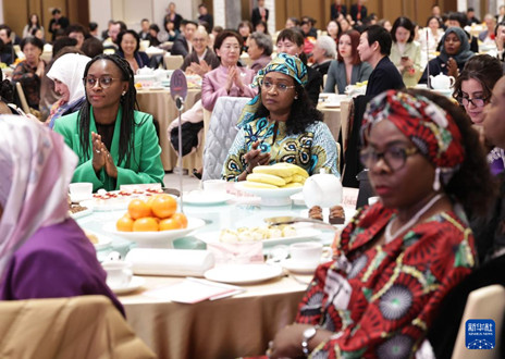 纪念“三八”国际妇女节中外妇女招待会在京举行