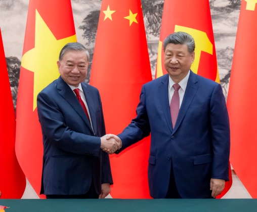 习近平同越共中央总书记、国家主席苏林举行会谈